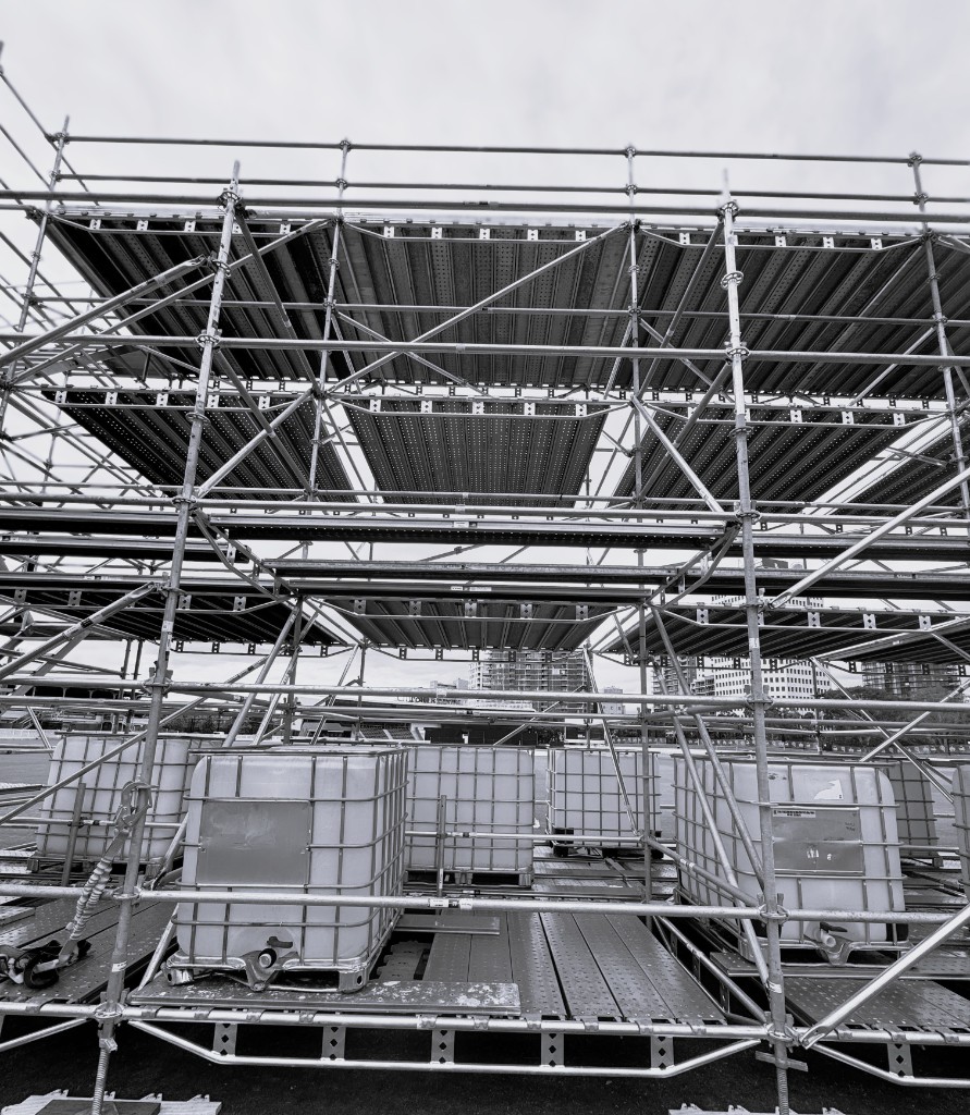 Industrial scaffolding structure, Victoria